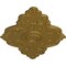 Ekena Millwork Piedmont Ceiling Medallion (Fits Canopies up to 6 1/2"), 67 1/8"W x 48 5/8"H x 1 7/8"P, Gold CM67PEGLS - alternate 3
